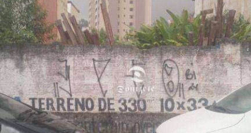 Terreno à venda, 330 m² por R$ 1.060.000,00 - Vila Floresta - Santo André/SP