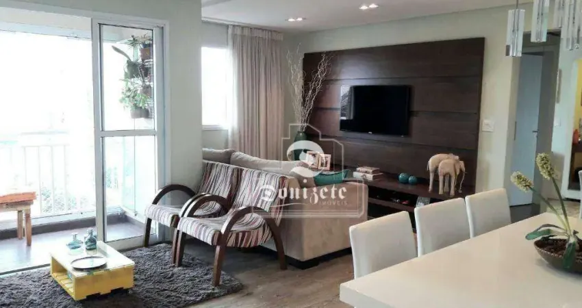 Apartamento com 3 dormitórios à venda, 85 m² por R$ 855.000,00 - Jardim - Santo André/SP