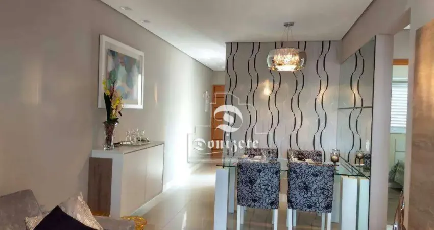 Apartamento com 2 dormitórios à venda, 63 m² por R$ 594.999,91 - Campestre - Santo André/SP