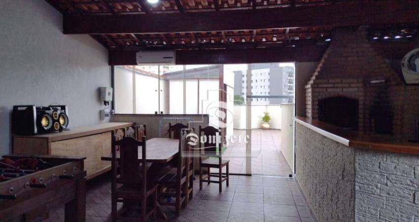 Cobertura com 3 dormitórios à venda, 243 m² por R$ 690.000,00 - Vila Guiomar - Santo André/SP