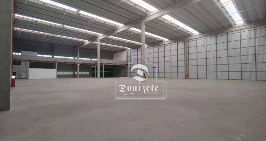 Galpão para alugar, 2795 m² por R$ 115.343,75/mês - Parque Jaçatuba - Santo André/SP