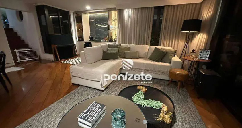 Apartamento com 3 dormitórios à venda, 181 m² por r$ 1.600.000,00 - jardim - santo andré/sp