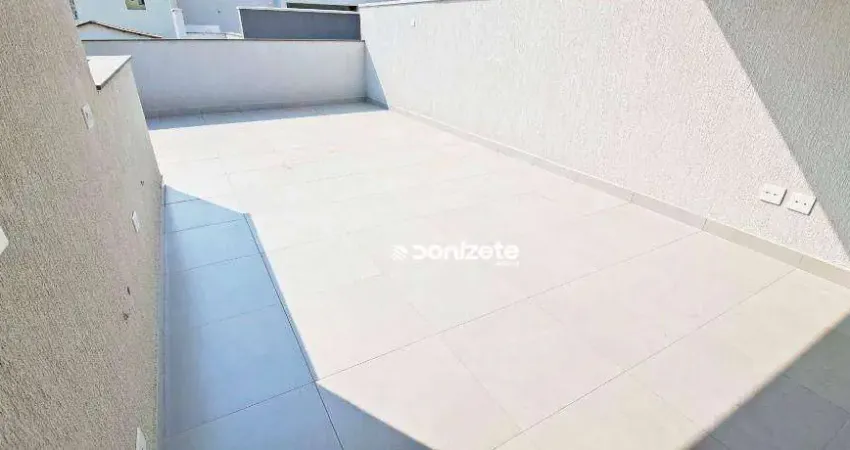 Cobertura com 2 dormitórios à venda, 114 m² por r$ 579.999,99 - vila valparaíso - santo andré/sp