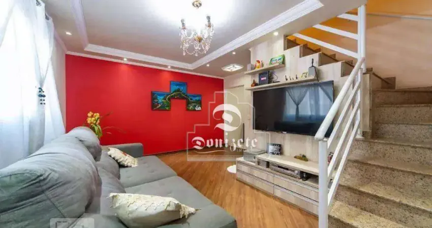 Sobrado com 3 dormitórios à venda, 176 m² por R$ 676.000,00 - Parque das Nações - Santo André/SP