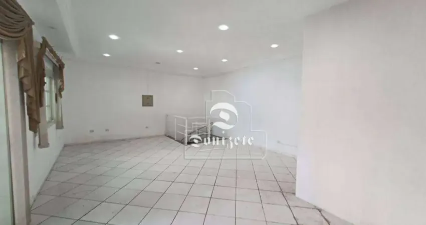 Sobrado com 1 dormitório para alugar, 200 m² por R$ 7.450,51/mês - Jardim - Santo André/SP