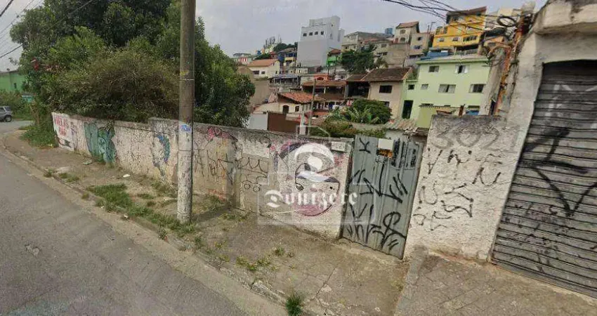 Terreno à venda, 579 m² por R$ 799.998,00 - Vila Linda - Santo André/SP