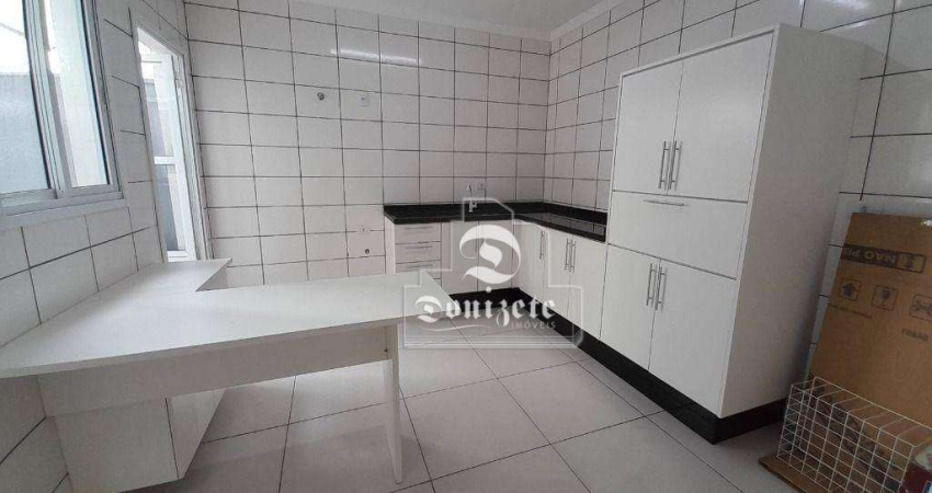 Apartamento com 2 dormitórios para alugar, 61 m² por R$ 2.209,00/mês - Vila Assunção - Santo André/SP