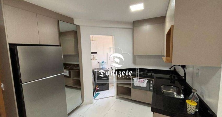 Apartamento com 2 dormitórios para alugar, 60 m² por R$ 3.395,01/mês - Casa Branca - Santo André/SP