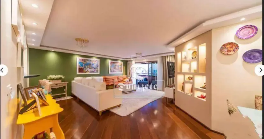 Apartamento com 4 dormitórios, 168 m² - venda por R$ 1.100.000,00 ou aluguel por R$ 7.048,00/mês - Vila Assunção - Santo André/SP