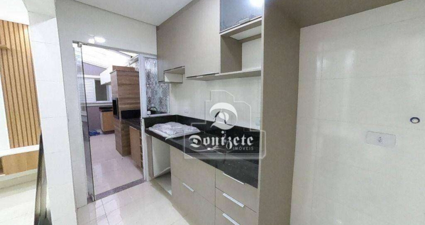 Apartamento com 3 dormitórios à venda, 79 m² por R$ 529.000,01 - Vila Curuçá - Santo André/SP