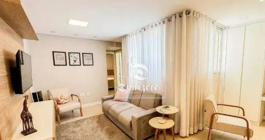 Cobertura com 2 dormitórios à venda, 90 m² por R$ 525.000,00 - Campestre - Santo André/SP