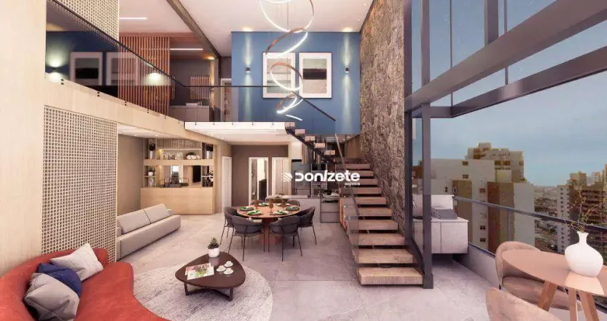 Apartamento duplex com 3 dormitórios à venda, 179 m² por r$ 3.600.000,00 - jardim - santo andré/sp