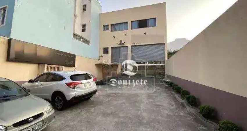 Galpão para alugar, 670 m² por R$ 21.802,50/mês - Campestre - Santo André/SP