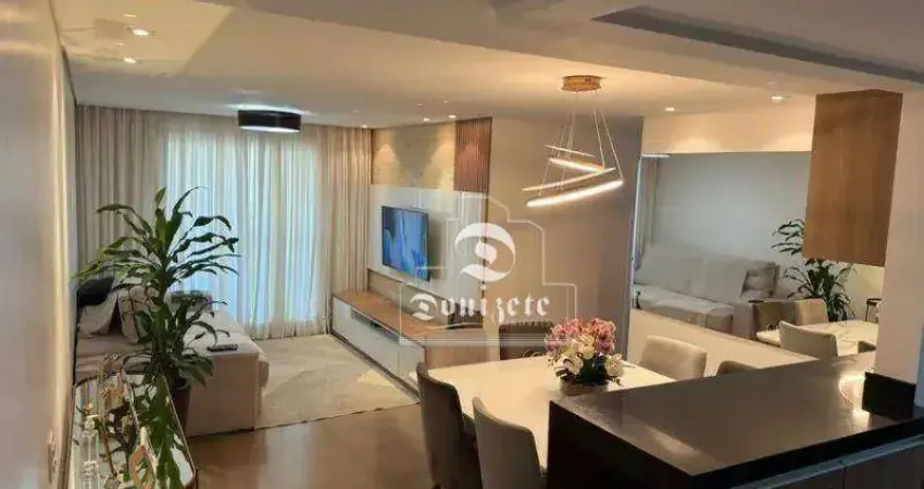 Apartamento com 3 dormitórios à venda, 115 m² por R$ 1.179.999,08 - Vila Valparaíso - Santo André/SP