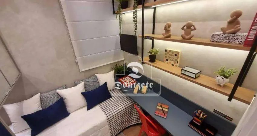 Apartamento à venda, 38 m² por R$ 308.999,00 - Vila Príncipe de Gales - Santo André/SP