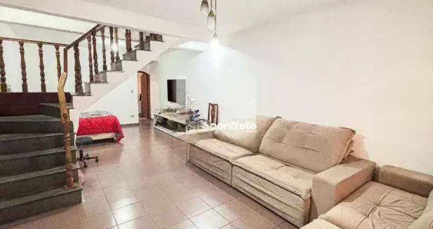 Sobrado com 3 dormitórios à venda, 200 m² por r$ 690.000,00 - vila camilópolis - santo andré/sp