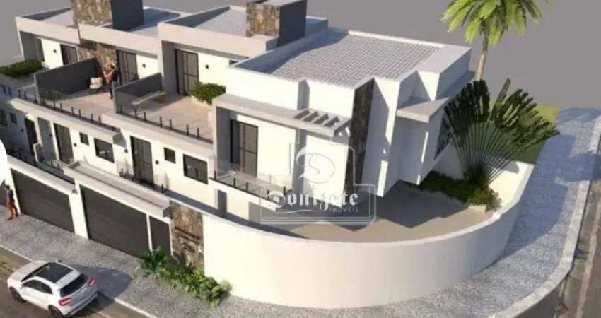 Sobrado com 3 dormitórios à venda, 130 m² por R$ 649.999,99 - Jardim Stella - Santo André/SP