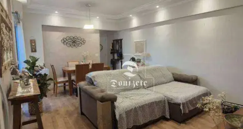 Apartamento com 3 dormitórios para alugar, 106 m² por r$ 4.634,00/mês - vila valparaíso - santo andré/sp
