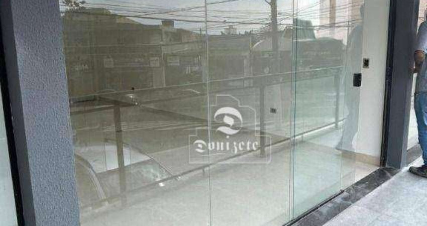 Salão para alugar, 32 m² por R$ 3.541,75/mês - Vila Curuçá - Santo André/SP