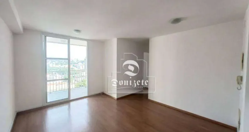 Apartamento com 3 dormitórios para alugar, 73 m² por R$ 3.235,11/mês - Jardim - Santo André/SP