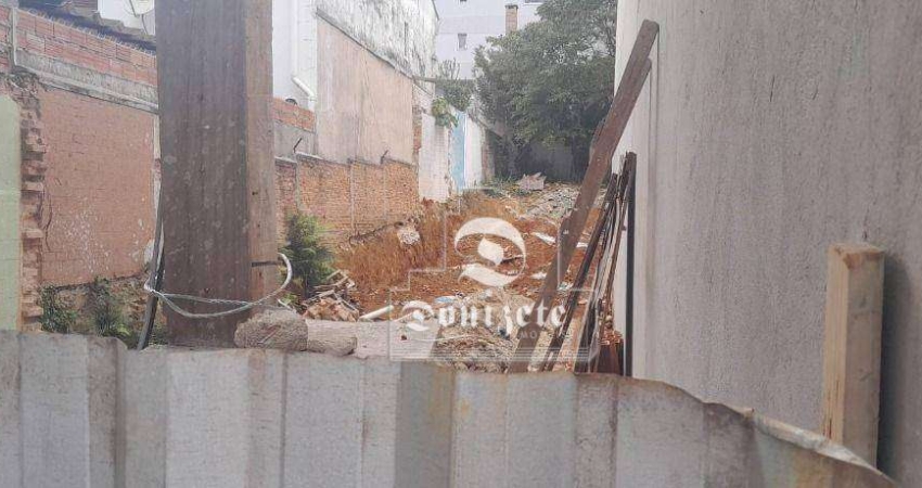 Terreno à venda, 200 m² por R$ 1.150.000,00 - Jardim - Santo André/SP