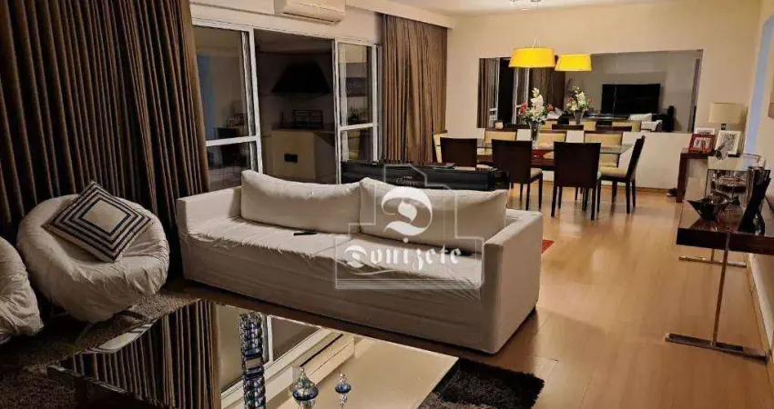 Apartamento com 3 dormitórios à venda, 165 m² por r$ 2.400.000,00 - jardim - santo andré/sp