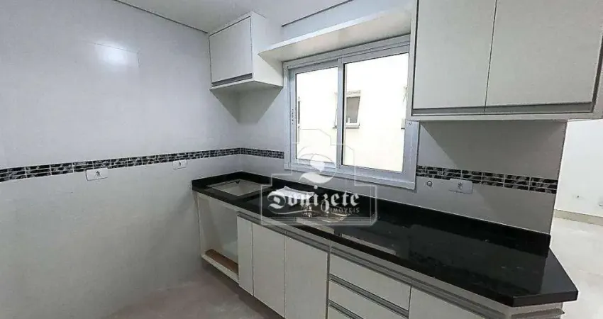 Cobertura com 2 dormitórios para alugar, 98 m² por r$ 3.500,00/mês - vila pires - santo andré/sp