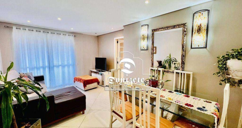 Apartamento com 3 dormitórios à venda, 77 m² por R$ 457.000,00 - Jardim - Santo André/SP