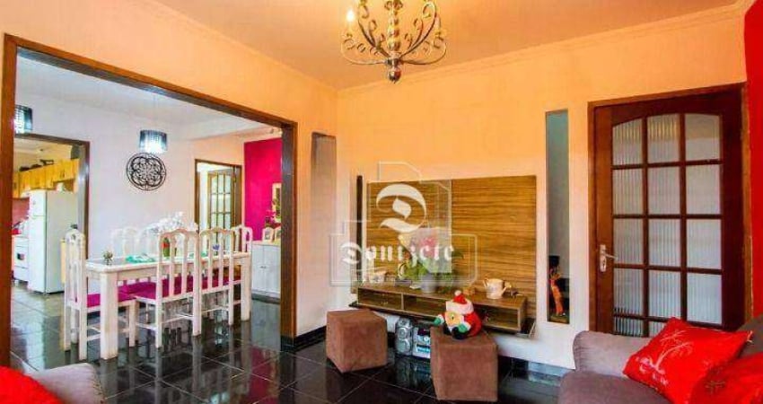 Casa com 4 dormitórios à venda, 250 m² por R$ 739.999,90 - Jardim Stella - Santo André/SP