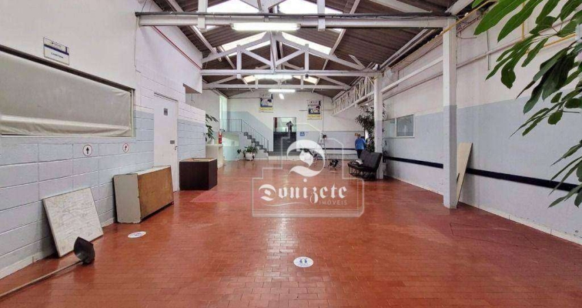 Galpão, 1250 m² - venda por R$ 6.400.000,00 ou aluguel por R$ 104.500,00/mês - Centro - Santo André/SP