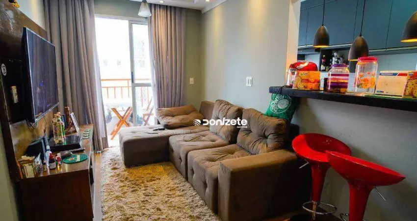 Apartamento com 2 dormitórios à venda, 52 m² por r$ 405.000,00 - santa teresinha - santo andré/sp