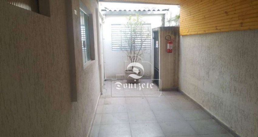 Casa com 1 dormitório para alugar, 100 m² por R$ 5.543,00/mês - Jardim - Santo André/SP