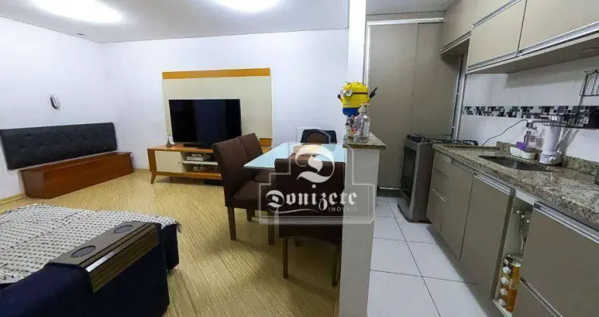 Apartamento com 2 dormitórios à venda, 46 m² por R$ 299.000,00 - Vila Homero Thon - Santo André/SP