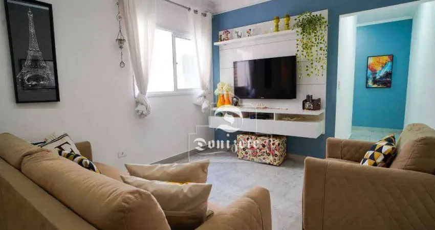 Cobertura com 3 dormitórios à venda, 190 m² por R$ 1.100.000,00 - Vila Alzira - Santo André/SP