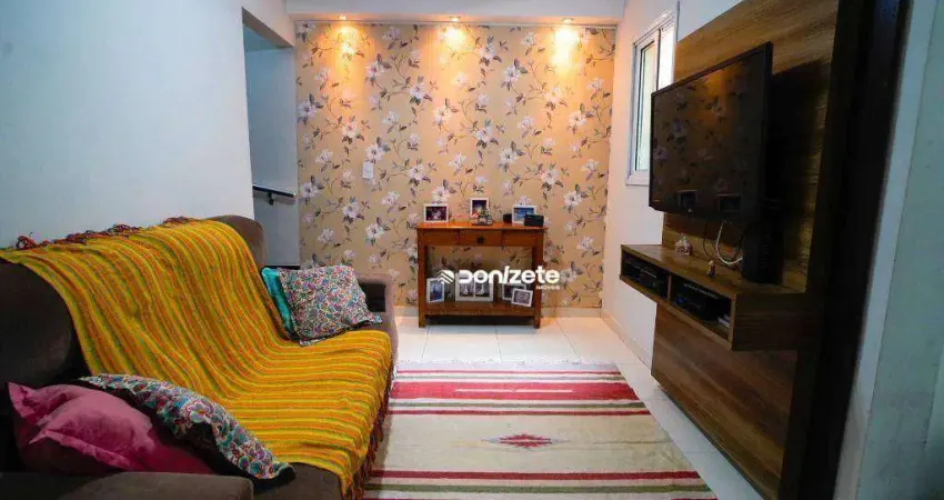 Cobertura com 3 dormitórios à venda, 132 m² por r$ 692.000,00 - parque das nações - santo andré/sp