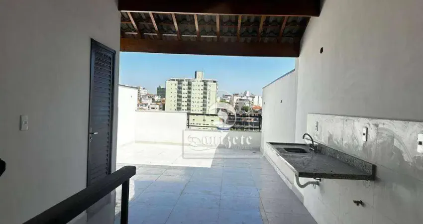 Cobertura com 2 dormitórios à venda, 100 m² por R$ 608.830,00 - Campestre - Santo André/SP