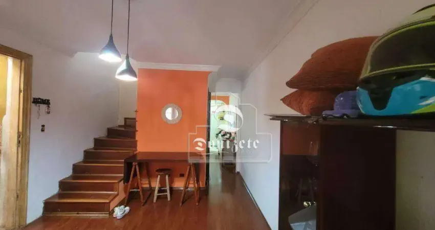 Sobrado com 3 dormitórios à venda, 140 m² por R$ 650.000,00 - Campestre - Santo André/SP