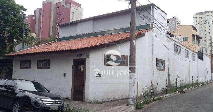 Sobrado com 3 dormitórios, 286 m² - venda por R$ 1.600.000,00 ou aluguel por R$ 11.796,22/mês - Jardim - Santo André/SP