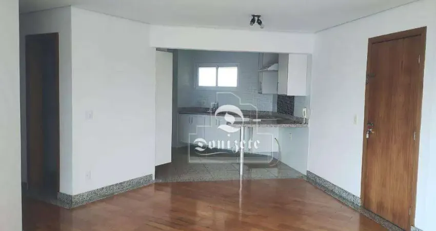 Apartamento com 3 dormitórios para alugar, 91 m² por R$ 4.990,00/mês - Jardim - Santo André/SP