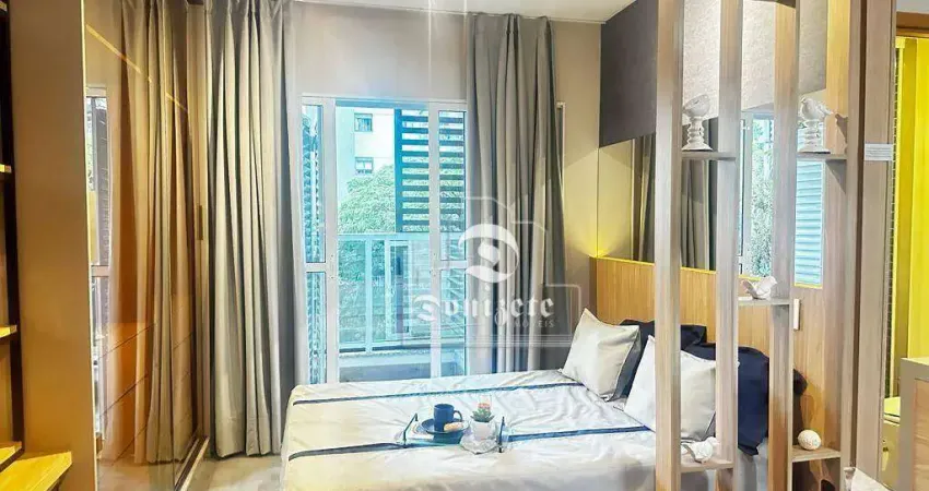 Apartamento com 1 dormitório à venda, 29 m² por R$ 357.000,00 - Jardim - Santo André/SP