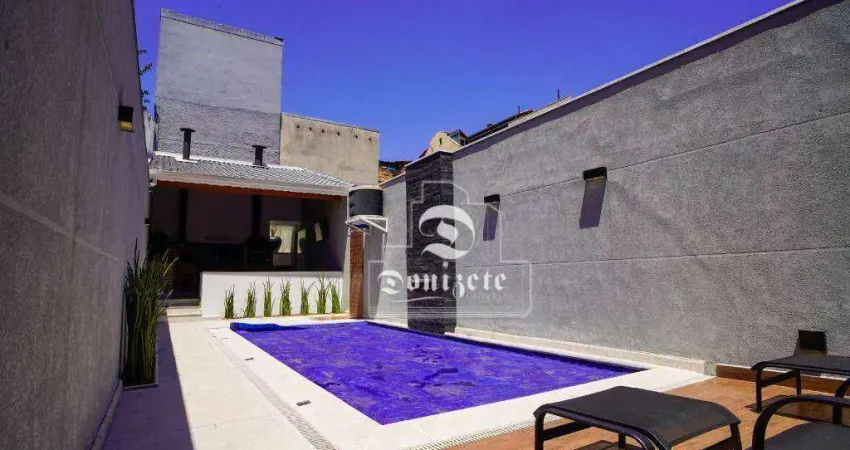 Sobrado com 4 dormitórios à venda, 372 m² por R$ 3.000.000,00 - Vila Curuçá - Santo André/SP
