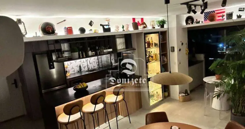 Apartamento com 2 dormitórios, 82 m² - venda por R$ 977.000,00 ou aluguel por R$ 8.357,58/mês - Jardim - Santo André/SP