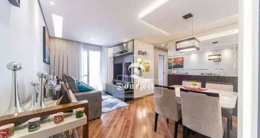 Apartamento com 3 dormitórios à venda, 78 m² por R$ 689.999,90 - Vila Alzira - Santo André/SP