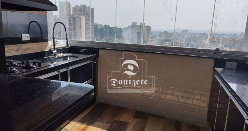 Cobertura com 3 dormitórios, 190 m² - venda por R$ 1.900.000,00 ou aluguel por R$ 8.670,00/mês - Campestre - Santo André/SP