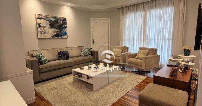 Apartamento com 3 dormitórios à venda, 106 m² por R$ 778.000,00 - Vila Bastos - Santo André/SP