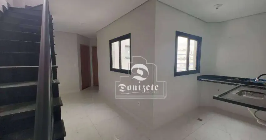 Cobertura com 2 dormitórios à venda, 60 m² por R$ 412.000,00 - Casa Branca - Santo André/SP