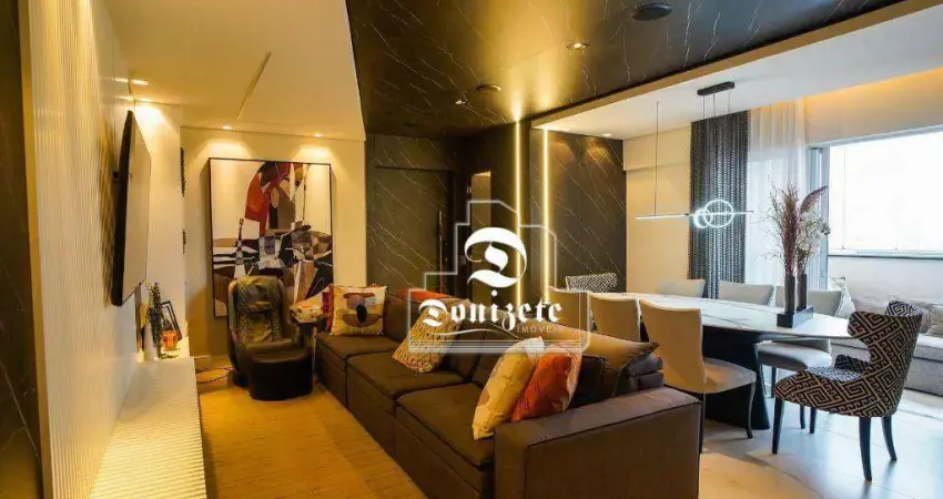 Apartamento com 3 dormitórios à venda, 132 m² por R$ 1.400.000,00 - Campestre - Santo André/SP