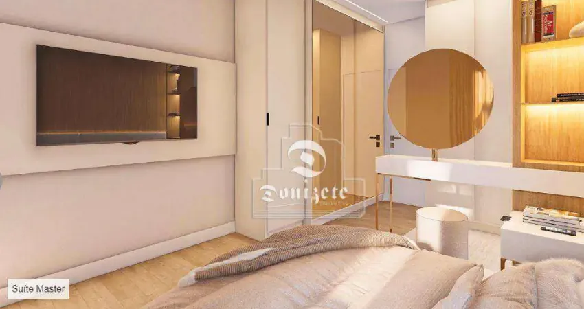 Apartamento com 3 dormitórios à venda, 130 m² por R$ 1.684.318,02 - Campestre - Santo André/SP