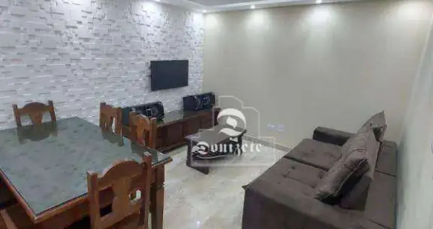 Cobertura com 3 dormitórios à venda, 124 m² por R$ 795.000,00 - Vila Scarpelli - Santo André/SP
