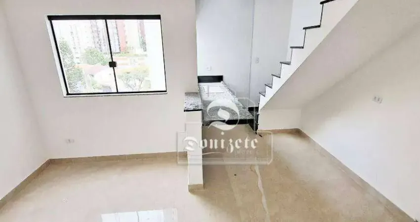 Cobertura com 2 dormitórios à venda, 100 m² por R$ 790.000,00 - Jardim Bela Vista - Santo André/SP